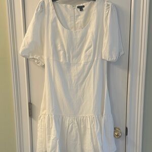 Ann Taylor White Mini Dress